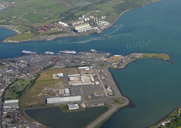 Larne Port will be one of the points where the new Irish Sea border will operate