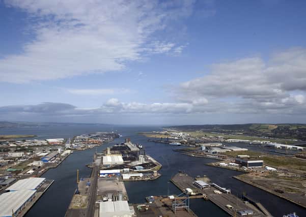 Belfast Harbour is one of the sites at which the government wants to construct new border infrastructure. Photo: Darren Kidd/Presseye.com