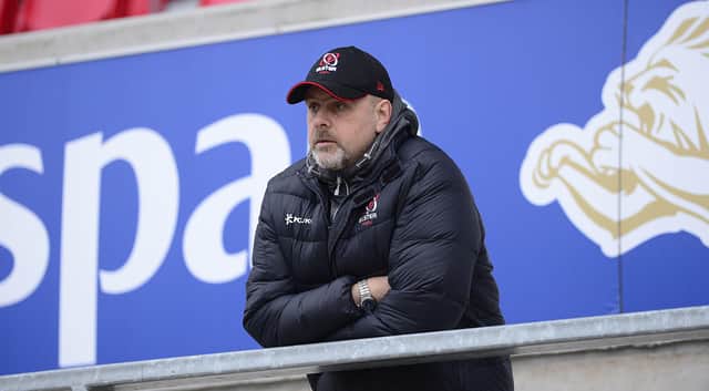 Ulster Rugby's Head Coach Dan McFarland. Picture By: Arthur Allison. Pacemaker.