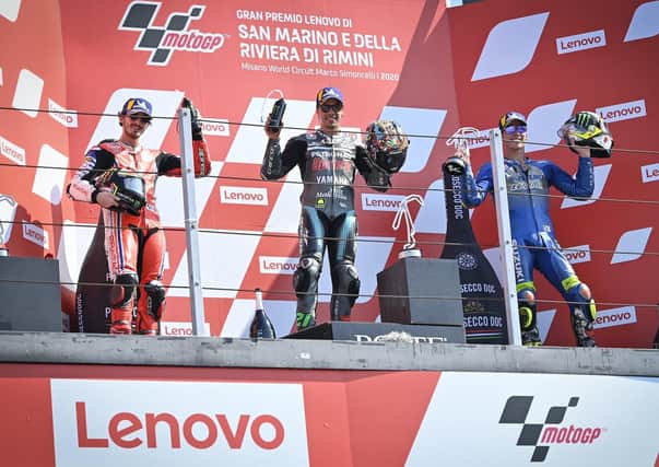 Franco Morbidelli wins maiden MotoGP from Francesco Bagnaia and Joan Mir