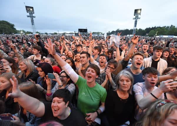 Snow Patrol played the biggest live gig in Northern Ireland last year at Ward Park. 2020 has been a very different picture for live events. Picture by Michael Cooper