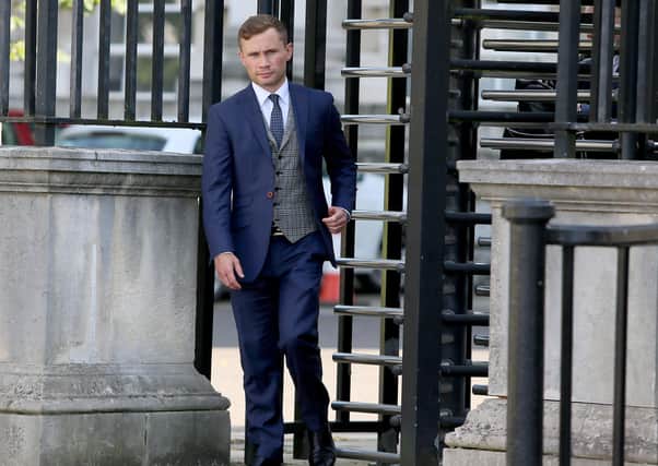 Carl Frampton at Belfast High Court on Thursday amid the ongoing legal battle with Barry McGuigan.
Photo Pacemaker Press