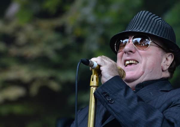 Van Morrison performs at  Belfast's Cyprus Avenue on his 70th birthday in August 2015.
Pic Colm Lenaghan/Pacemaker