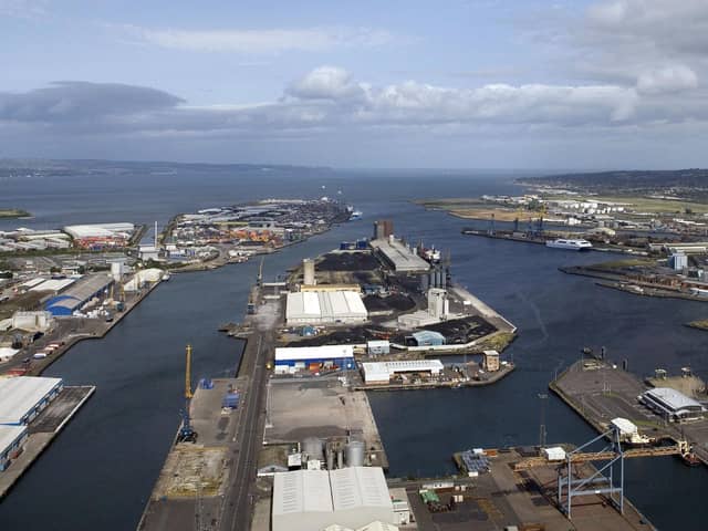 Belfast Port is one of the sites where new border infrastructure will be constructed over coming weeks
