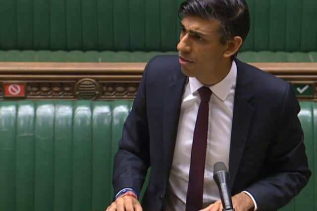 Chancellor of the Exchequer Rishi Sunak sets outs his Winter Economy Plan to MPs in the House of Commons, London.