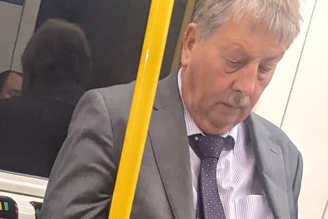 PACEMAKER BELFAST  24/09/2020
DUP MP Sammy Wilson has been caught on camera not wearing a face mask on public transport.

Mr Wilson said he momentarily took his mask off to answer a call and only briefly travelled for part of the journey without his face covered.

He denied witness claims he did not wear a mask for the entirety of his tube journey from Westminster to Heathrow.

"No, I wore a mask before getting on the train, while on the train, in the airport and on the plane," he told the Belfast Telegraph.

"I took a call and you can't talk through a mask as you are muffled, so I took it off but put it on again soon after.
