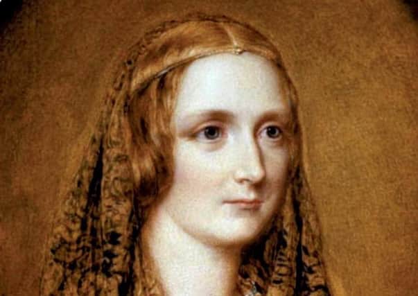 Miniature of Mary Shelley By Reginald Easton, Allegedly Drawn from her Death Mask (c. 1857)