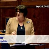 In making this statement, Arlene Foster made an error which implied she was discussing north-south business