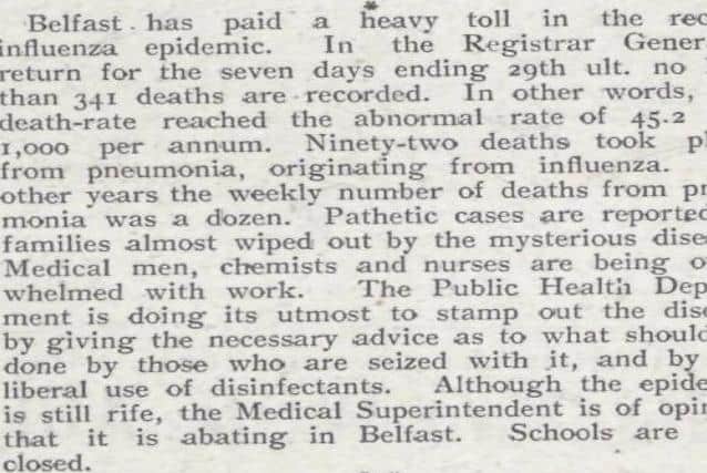 Stark Gazette Cutting from 12 July 1918
