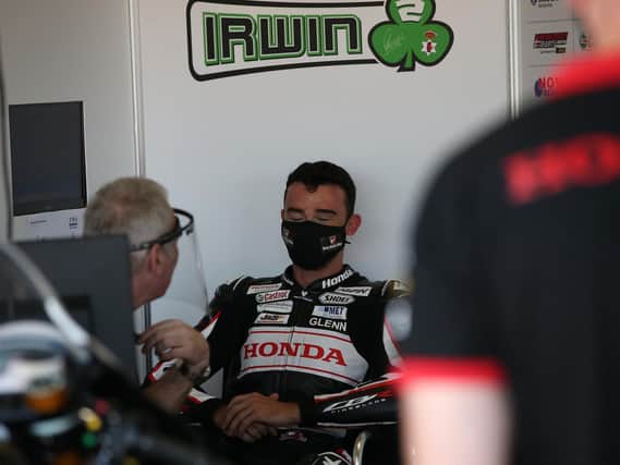 Honda Racing rider Glenn Irwin.