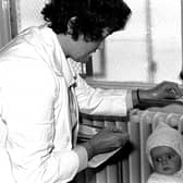 Polio immunisation in west Belfast in 1982; the emergence of a vaccine in the middle of the 20th century eventually all-but eradicated it