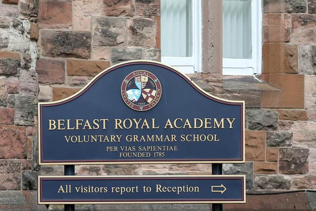 General view of Belfast Royal Academy in north Belfast