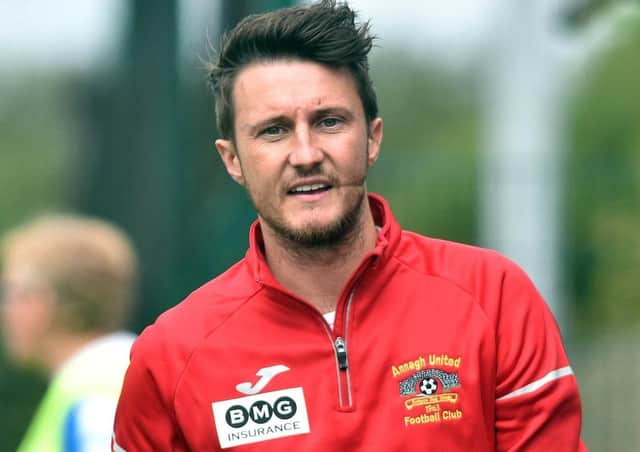 Manager Ciaran McGurgan and his Annagh United side will compete this season in the Championship following promotion as Premier Intermediate League champions.