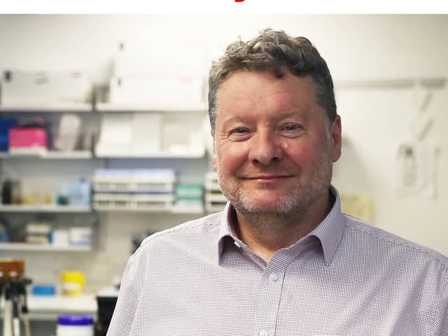 Dr Conall McCaughey has been awarded an OBE for services to laboratory testing