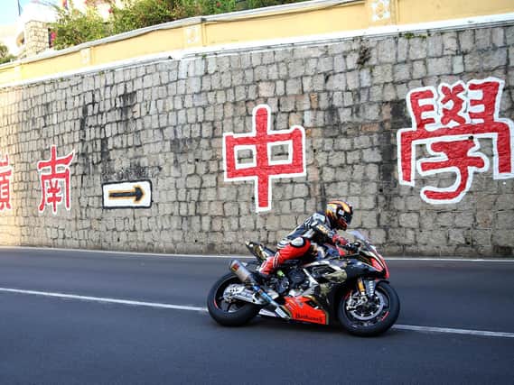 Peter Hickman in action at last year's Macau Grand Prix.