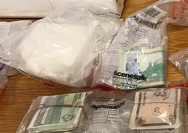 Cocaine and cash seized in another raid by PSNI