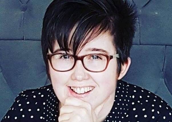 The footage of Lyra McKee showed a glimpse of her trainers after she had been shot