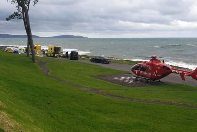 Bangor Coastguard pic of scene