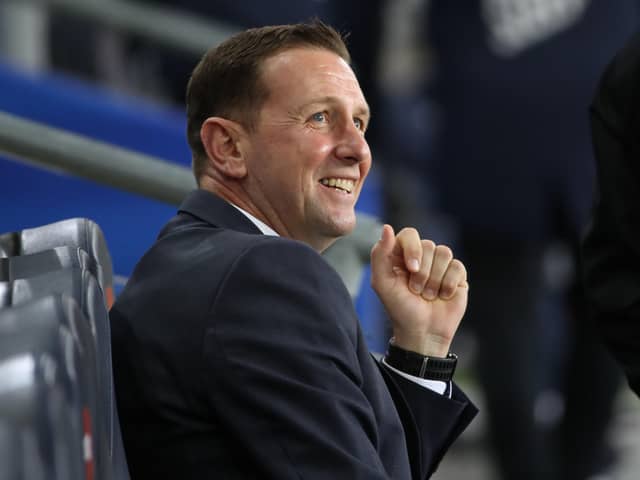 Northern Ireland manager Ian Baraclough during the UEFA Nations League game against Norway at the Ullevaal Stadium, Oslo. Photo by William Cherry/Presseye.