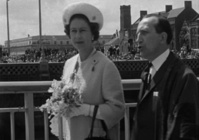 Her Majesty The Queen in Belfast 1966  - (C) BBC - Photographer: BBC
