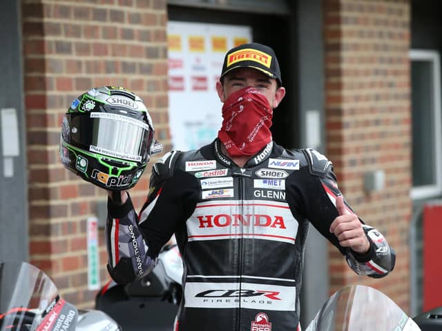 Honda Racing rider Glenn Irwin is 18 points off the lead of the British Superbike Championship with one round and three races to go this weekend at Brands Hatch.