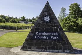 The caravan park at Carnfunnock Country Park will be closed.