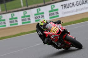 Adam McLean on the Binch Racing Yamaha.