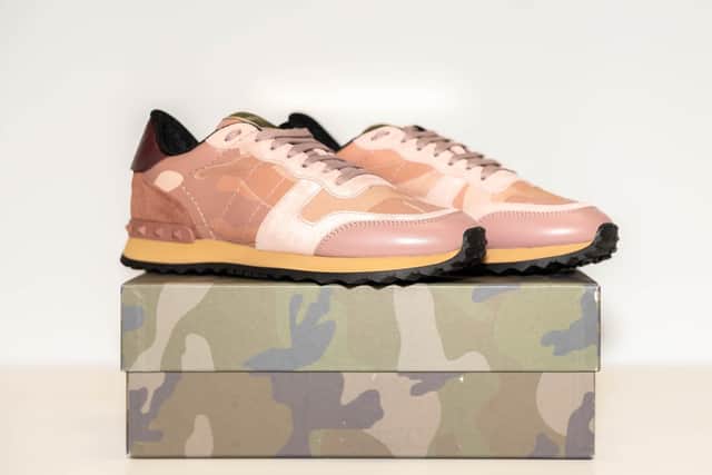 Valentino trainers being auctioned this week
