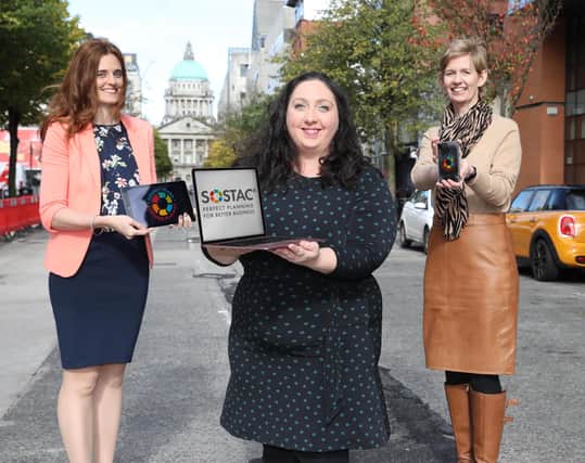 Marketing strategy experts Denise Hamill from Lurgan, Christine Watson from South Belfast and Lydia McClelland from North Down have qualified as SOSTACAE Certified Planners