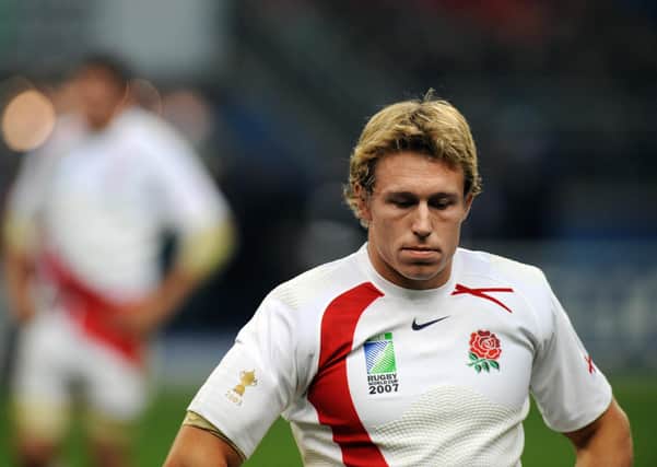 England fly-half Jonny Wilkinson during the rugby union World Cup final match against South Africa in 2007 at the Stade de France. AFP PHOTO / MARTIN BUREAU (Photo credit should read MARTIN BUREAU/AFP via Getty Images).