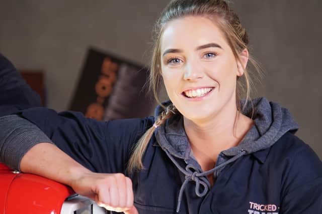 Master mechanic Tylor Cartin from Claudy, County Londonderry. (C) BBC Northern Ireland - Photographer: N/A