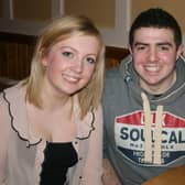 Amy Hanna, Donaghadee YFC, and Andrew Patton, Newtownards YFC, at the Co Down YFC quiz