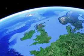 The British Isles as seen from space