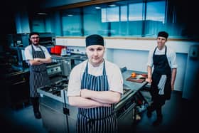 Andrew Wasson, Ryan Laverty and Luke Collins who feature in Wee Chef!