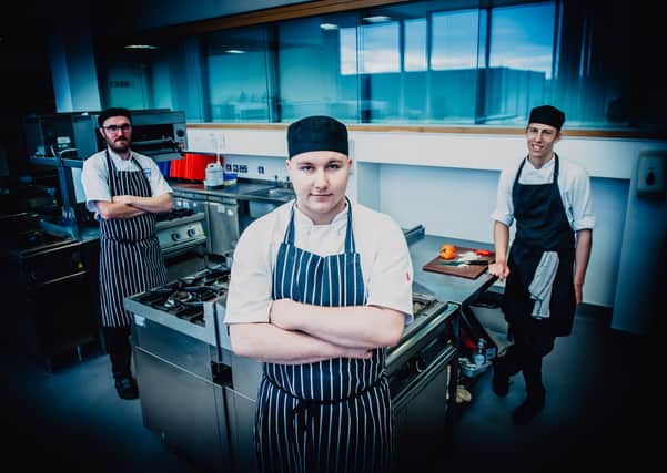 Andrew Wasson, Ryan Laverty and Luke Collins who feature in Wee Chef!