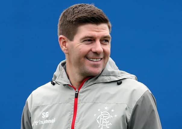 Rangers manager Steven Gerrard. Pic by PA.