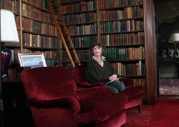 The Marchioness of Dufferin and Ava (Lindy Guinness) pictured inside the main house at Clandeboye estate, outside Bangor. Picture Darren Kidd/Presseye