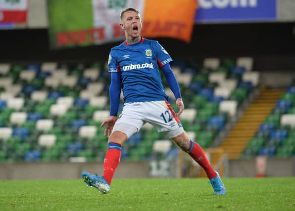 Linfield's Kirk Millar. Photo Colm Lenaghan/Pacemaker Press
