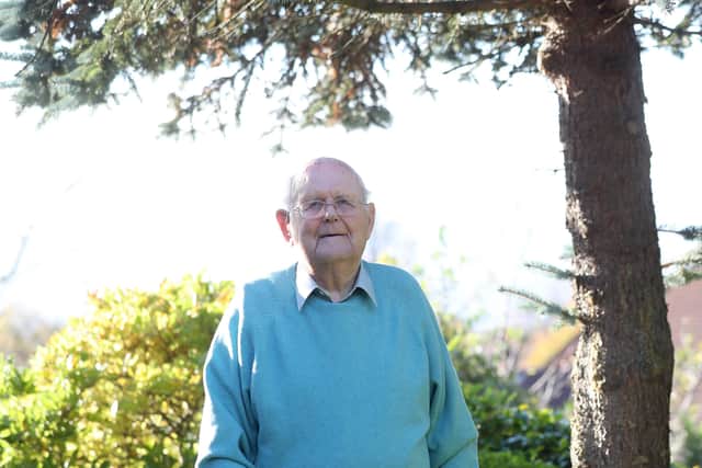 The retired Northern Ireland senior civil servant Sinclair Duncan, photographed at his home in Holywood, Co Down in 2020, aged 95, Picture Stephen Davison Pacemaker