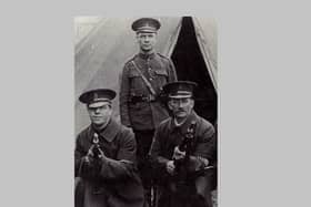 Image of Ulster Special Constabulary men. Sent in by Gordon Lucy to accompany his article on USC of Nov 2020. Pic is of unknown origin and unknown people but he says it is dated 1920