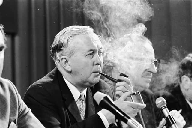 Harold Wilson as prime minister in June 1970, just before he became opposition leader