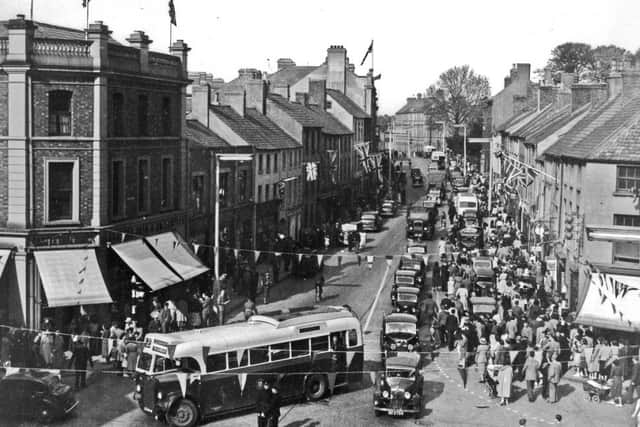 Castle Street in Lisburn where the Rev Philip Johnson, clerk, one of his Majesty’s Justices of the Peace for the County of Antrim, was confronted by “some desperate villain discharged a pistol of fuzee, loaded with a ball” in November 1796 reported the News Letter
