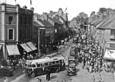 Castle Street in Lisburn where the Rev Philip Johnson, clerk, one of his Majesty’s Justices of the Peace for the County of Antrim, was confronted by “some desperate villain discharged a pistol of fuzee, loaded with a ball” in November 1796 reported the News Letter