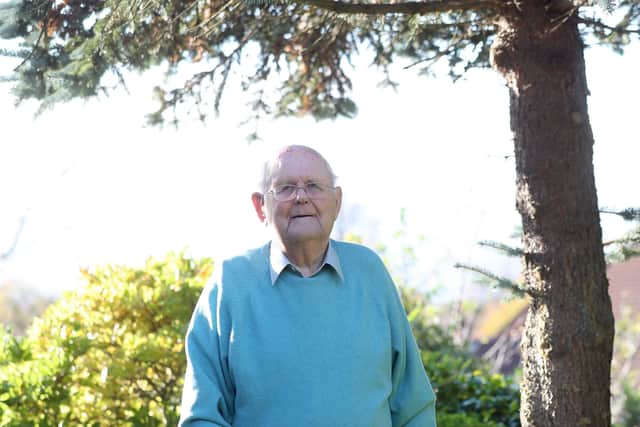 Sinclair Duncan, a retired civil servant, pictured at his Holywood home last week aged 95. Picture by Stephen Davison, Pacemaker