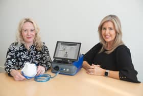 Sisters Orla and Shauna Ryan of NIRPE (Northern Ireland Respiratory Protective Equipment)