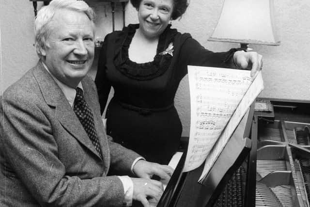 The music loving prime minister Ted Heath, seen in the 1970s. His playing of Irish songs on the piano in Sunningdale talks in 1973 annoyed politicians of both sides