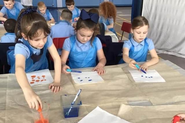 Pupils at Ballysillan Primary get creative