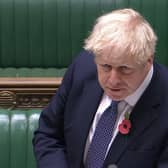 Prime Minister Boris Johnson speaks during Prime Minister's Questions in the House of Commons on Wednesday November 4, 2020. Photo: House of Commons/PA Wire