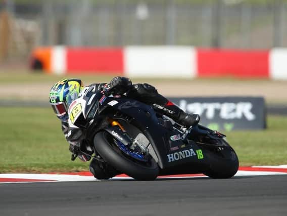Andrew Irwin won three British Superbike races this season on the Honda Racing Fireblade.