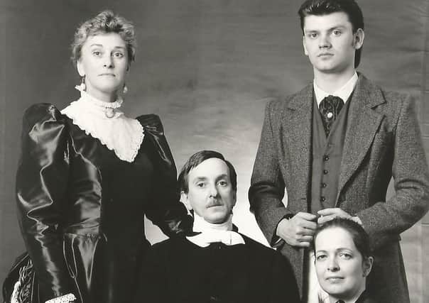 Maureen with the cast of Ibsen's Ghosts